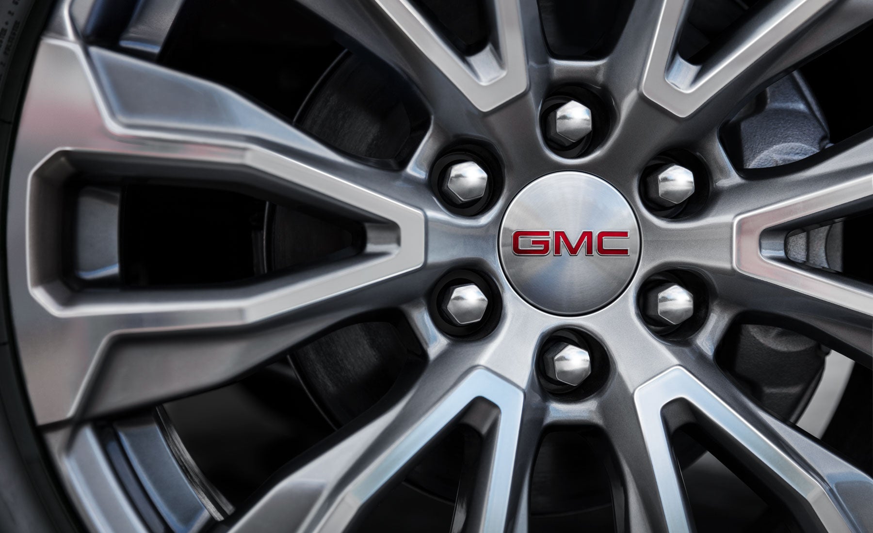 Close up image of a GMC tire - Finnegan Chevrolet Buick GMC in Rosenberg TX