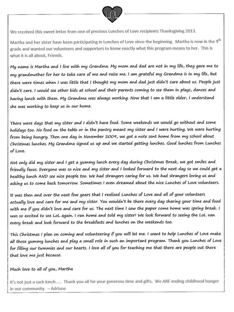 Martha letter - Finnegan Chevrolet in Rosenberg TX