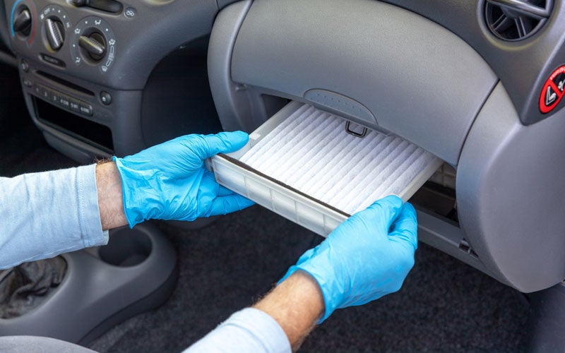 Checking the condition of a cabin air filter - Finnegan Chevrolet Buick GMC in Rosenberg TX